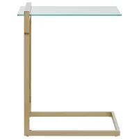 Luxe Gold Stainless Steel End Table