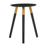 Black & Gold Accent Table