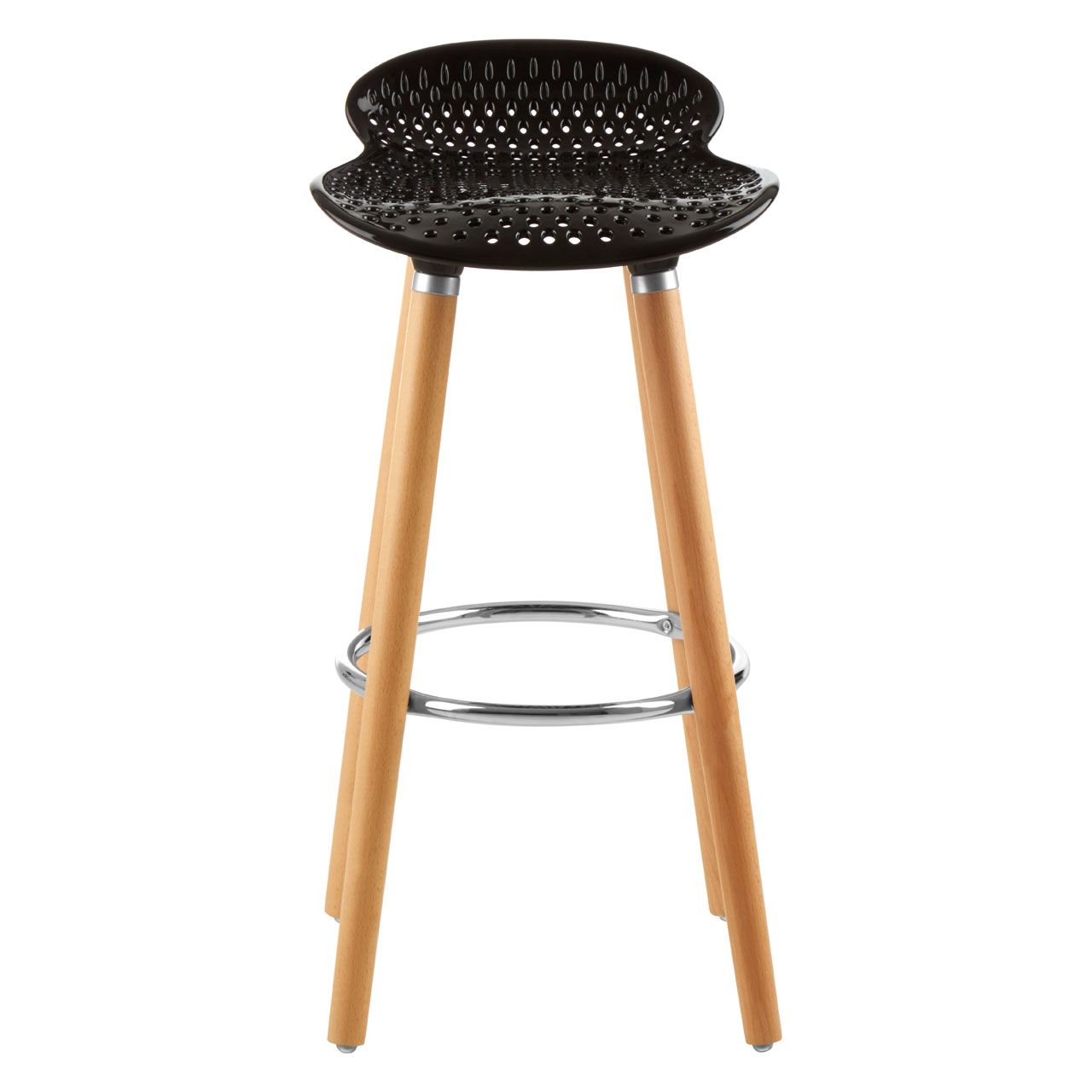 black stockholm stool