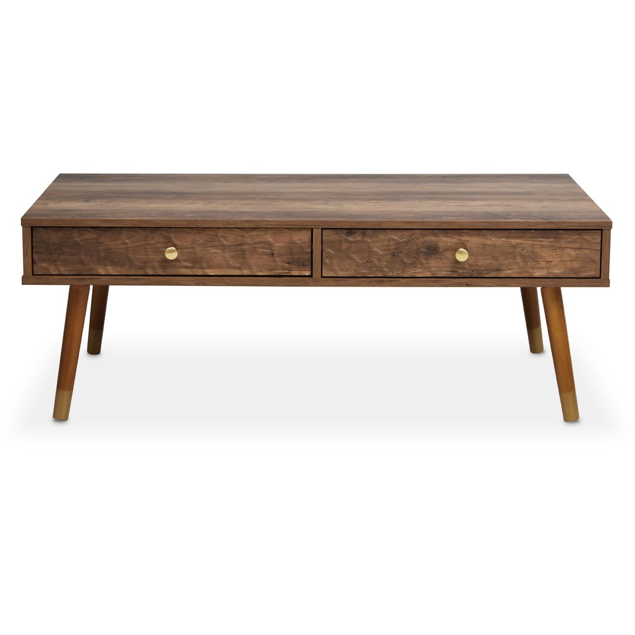 Wooden 2 Drawer Coffee Table