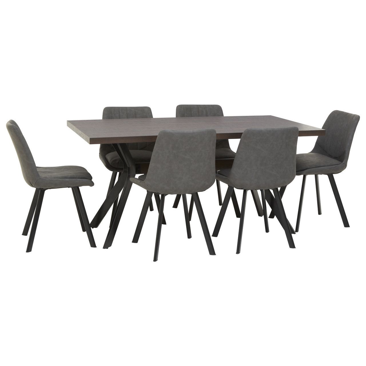 Rectangular Grey Dining Set