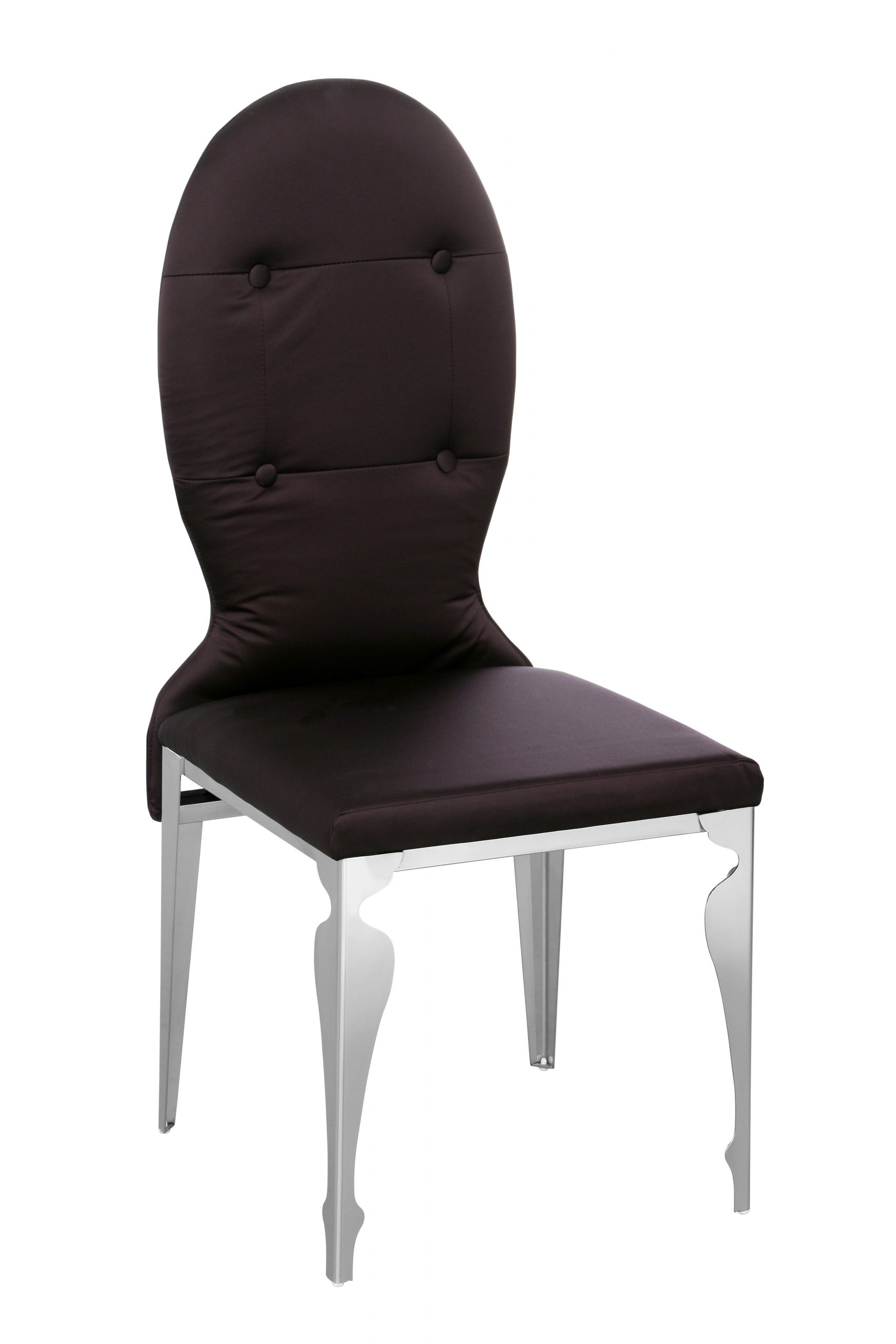 contemporary silk dining chair