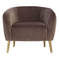 grey armchair
