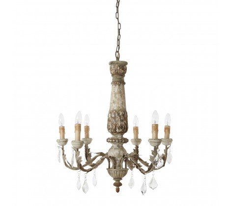 Rustic 6 Arm Chandelier