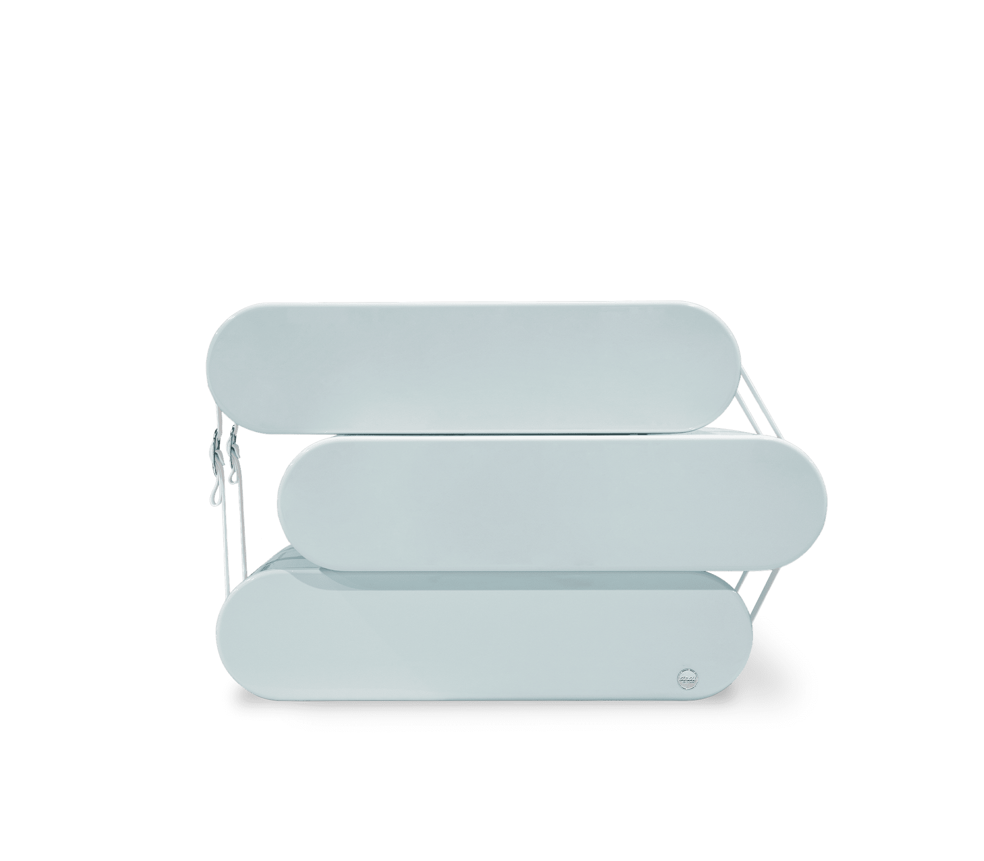 Light Blue Cloud 3 Drawers Chest