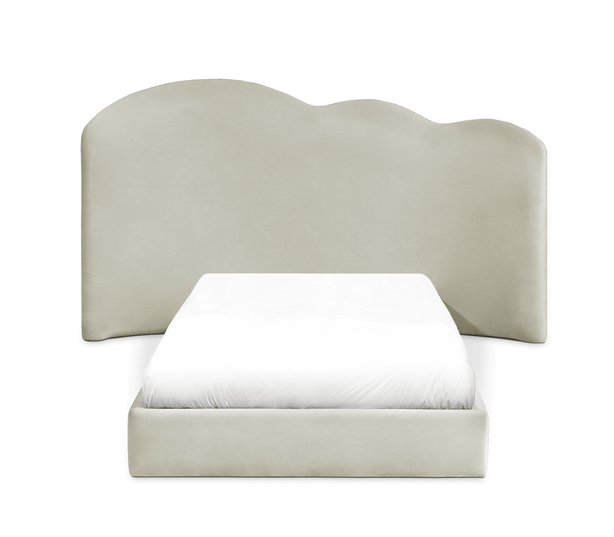 Cream Cloud Bed