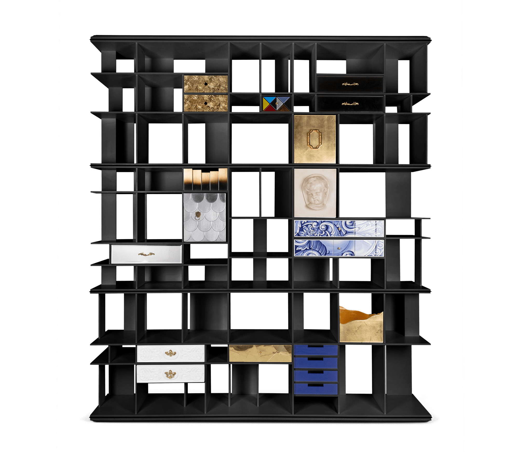 Coleccionista Black Bookcase