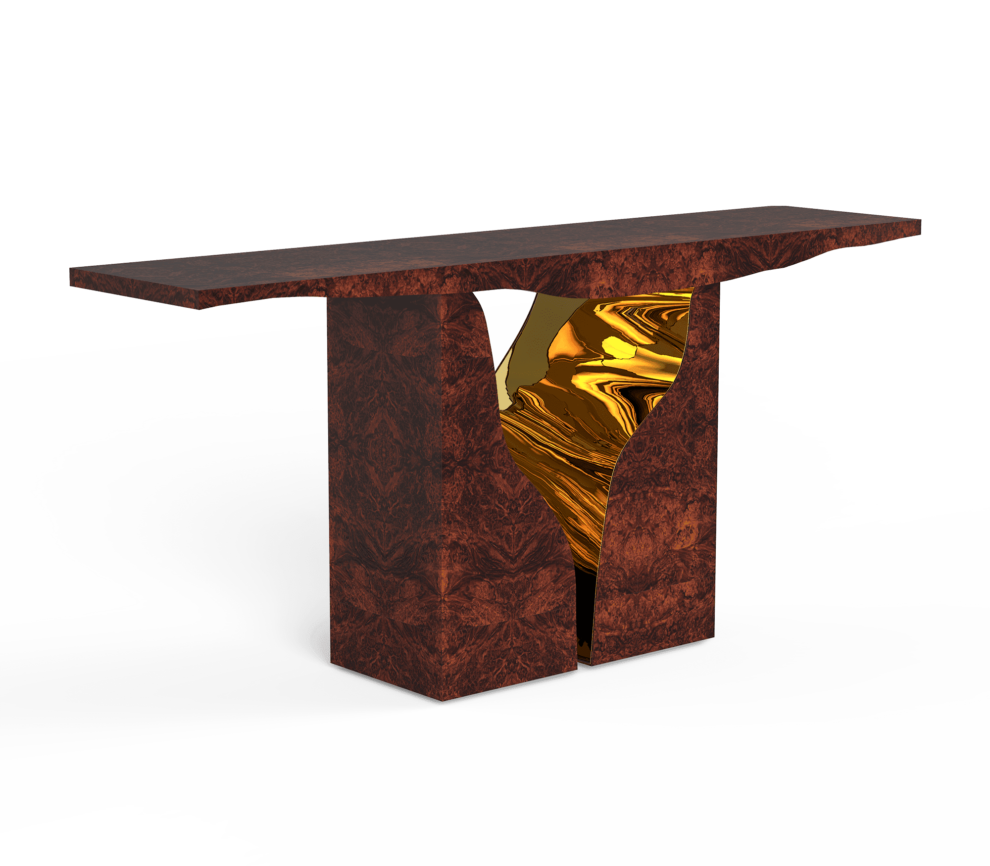 Lapiaz Walnut Console