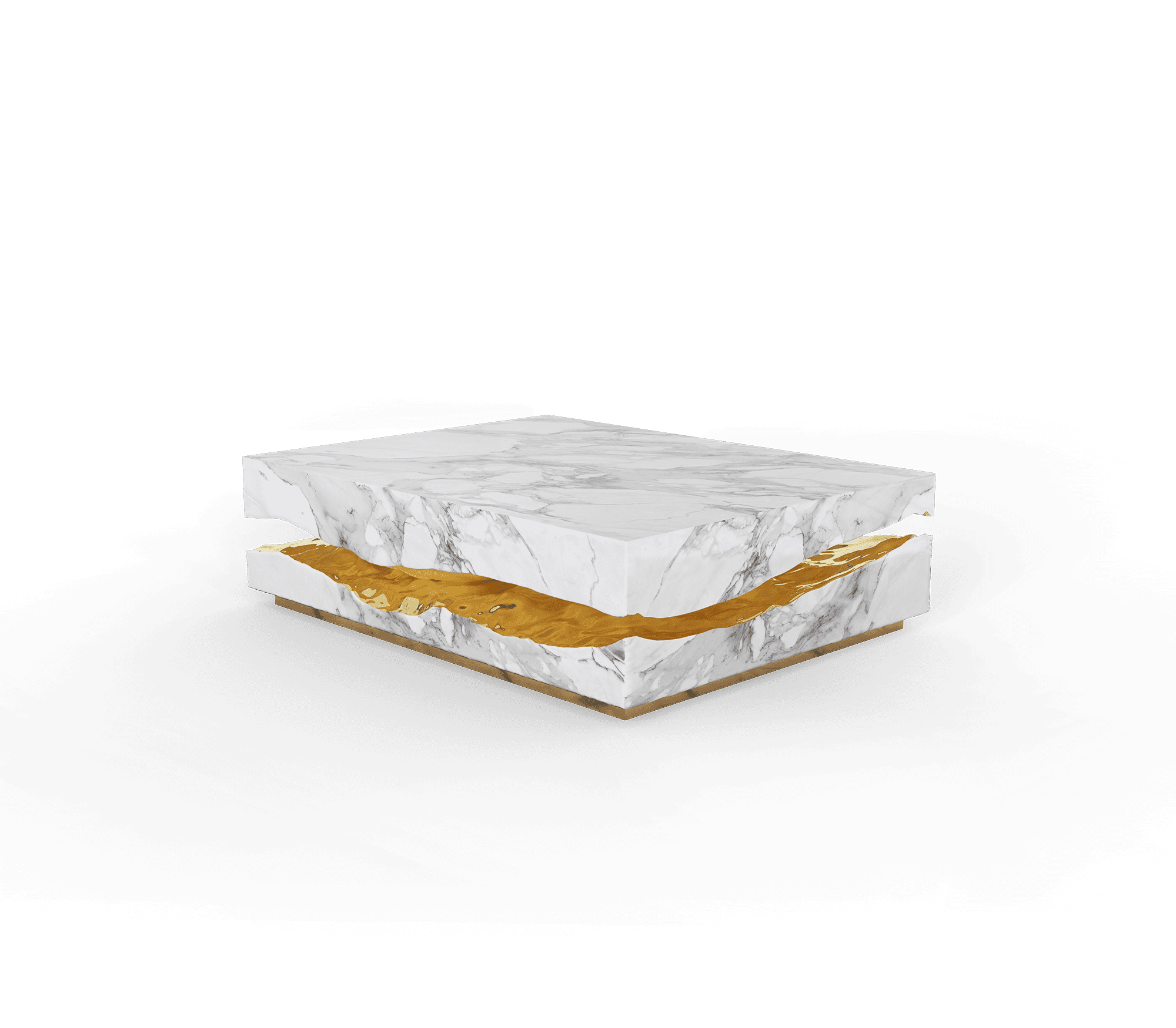 Quarry Carrara Marble Center Table