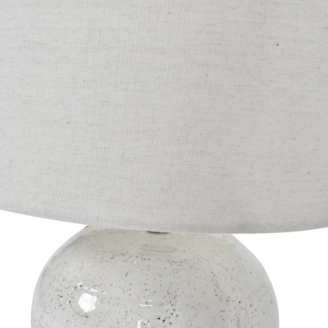 Faux Marble Glazed Table Lamp With Shade - Image 5