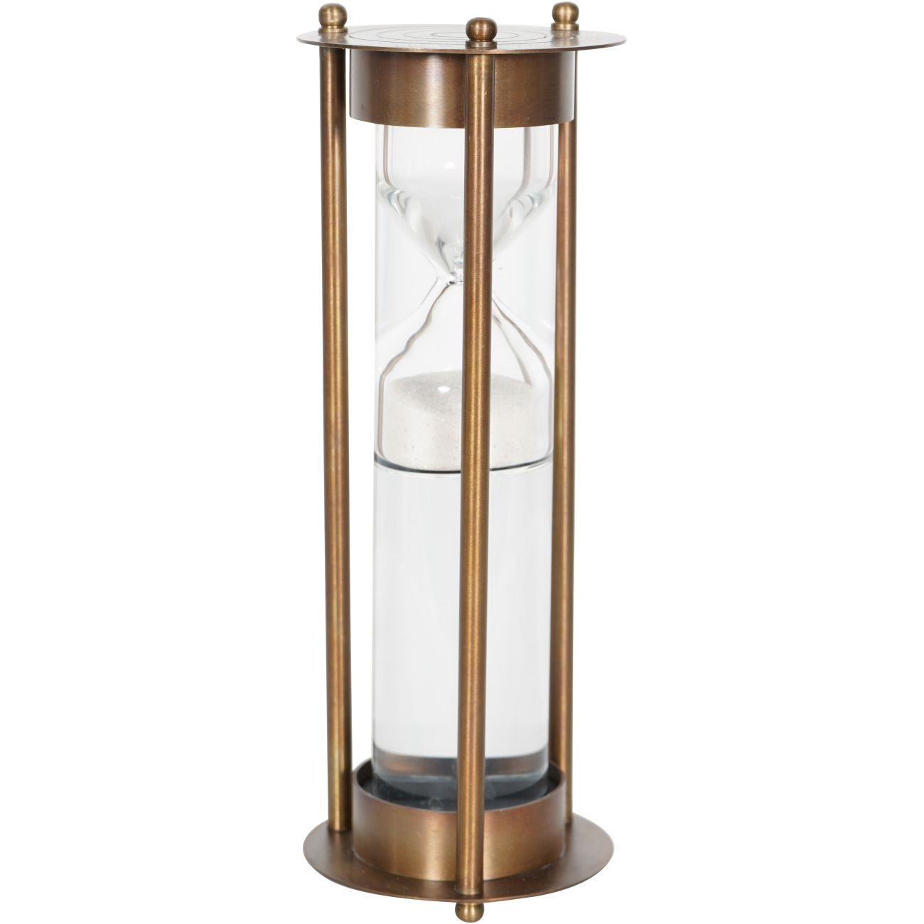 Antique Brass Sand Timer Small