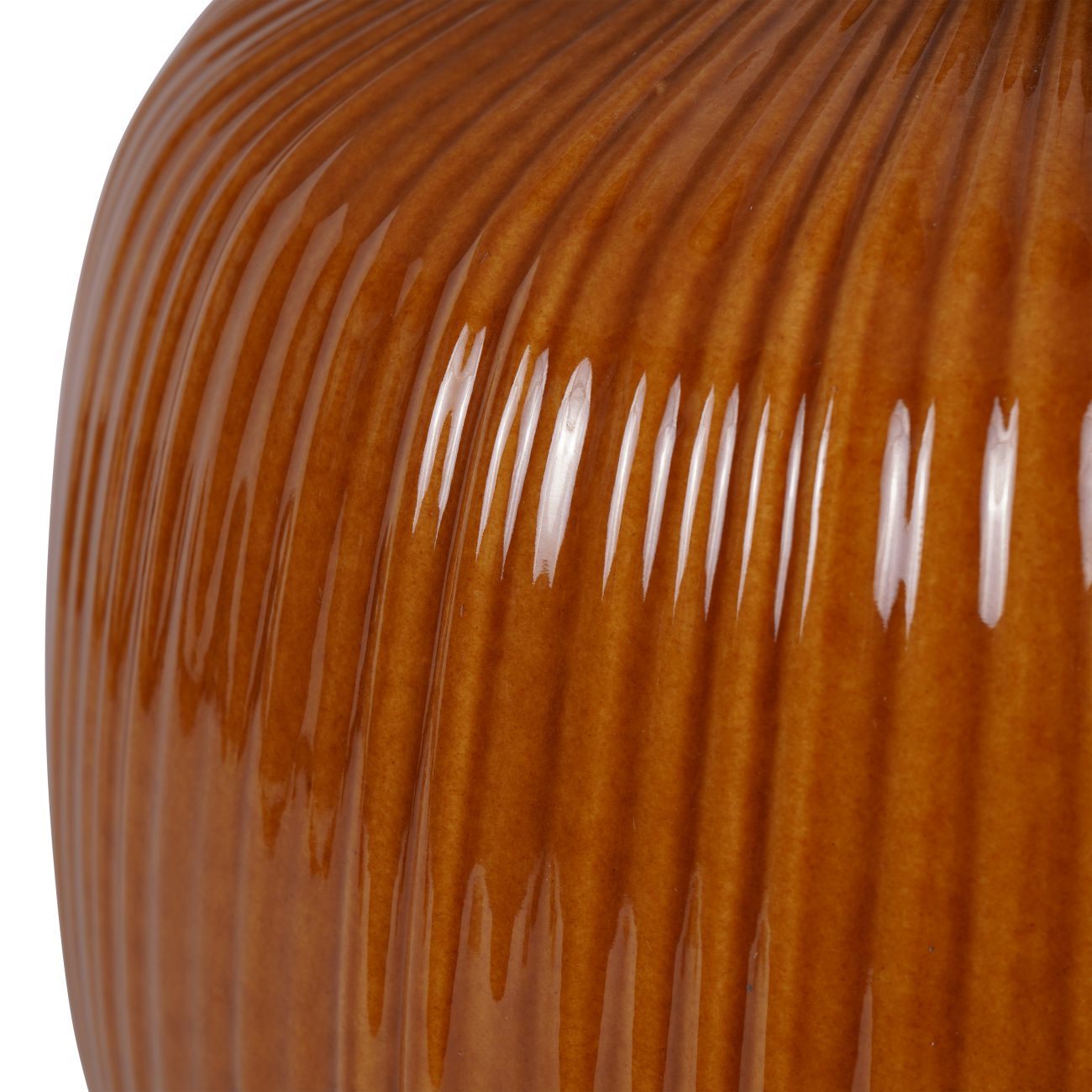 Ceramic Table Lamp Burnt Umber - Image 4
