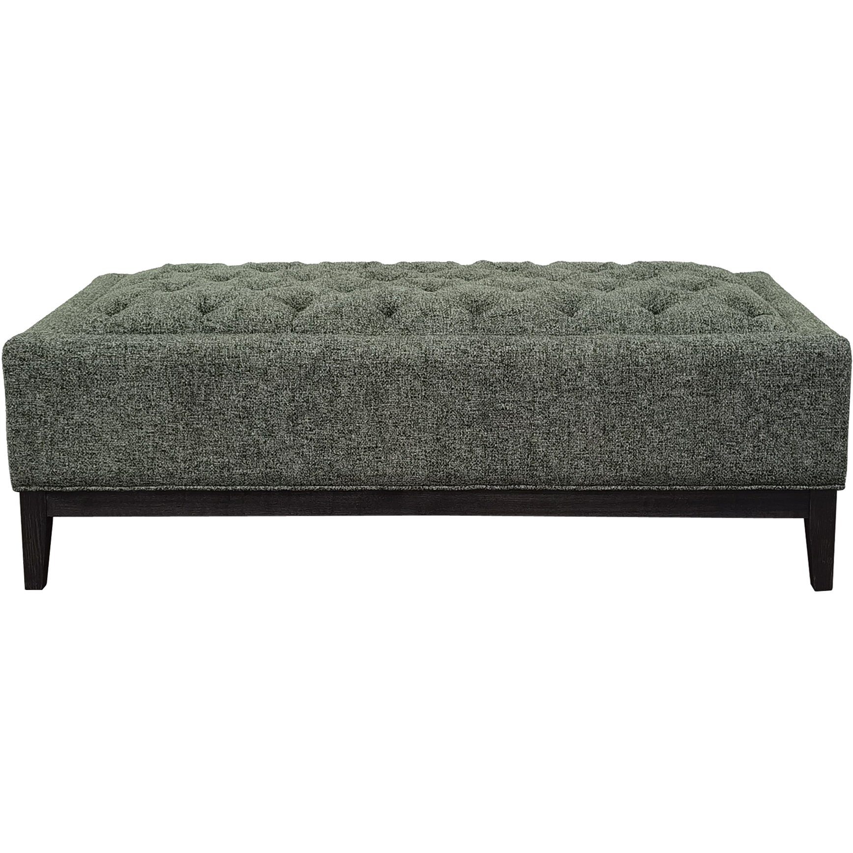 Buttoned Xl Ottoman Forest Green