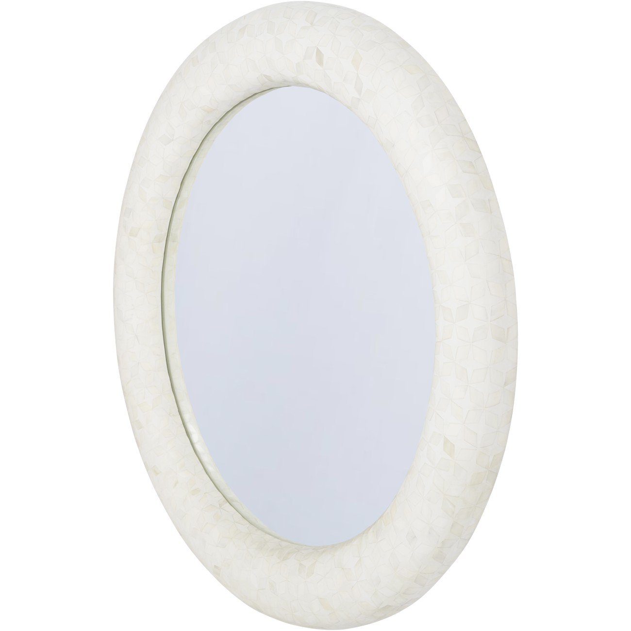 Bone Inlay Round Mirror - Image 2