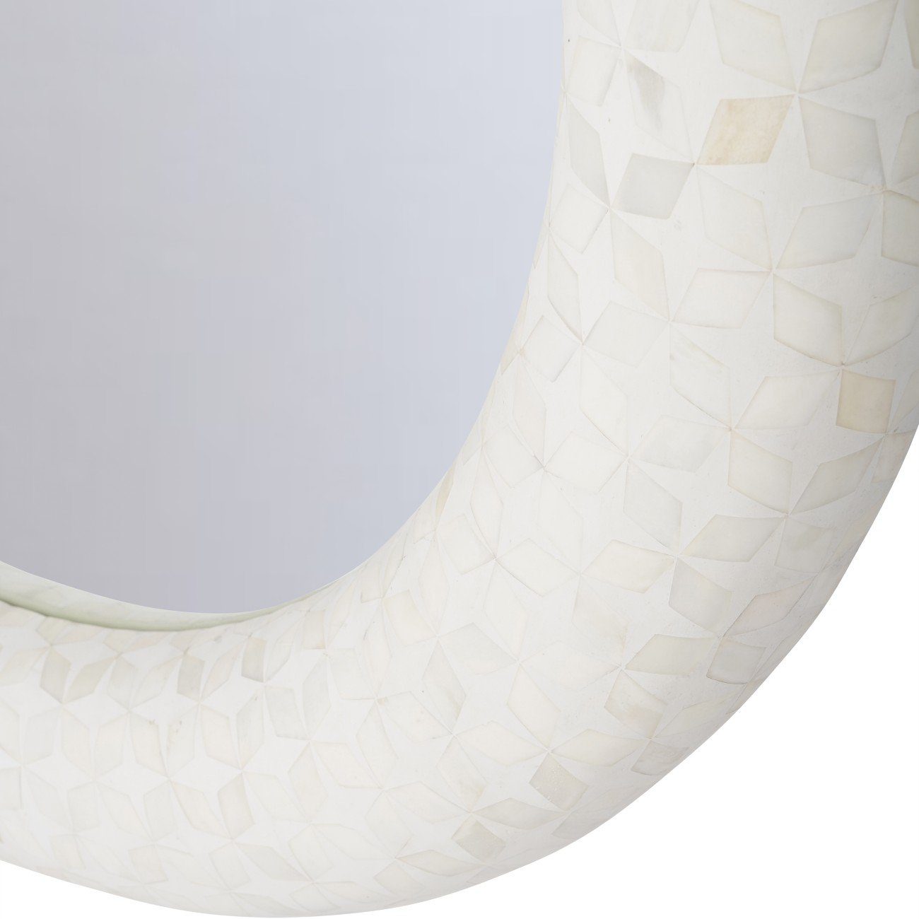 Bone Inlay Round Mirror - Image 5