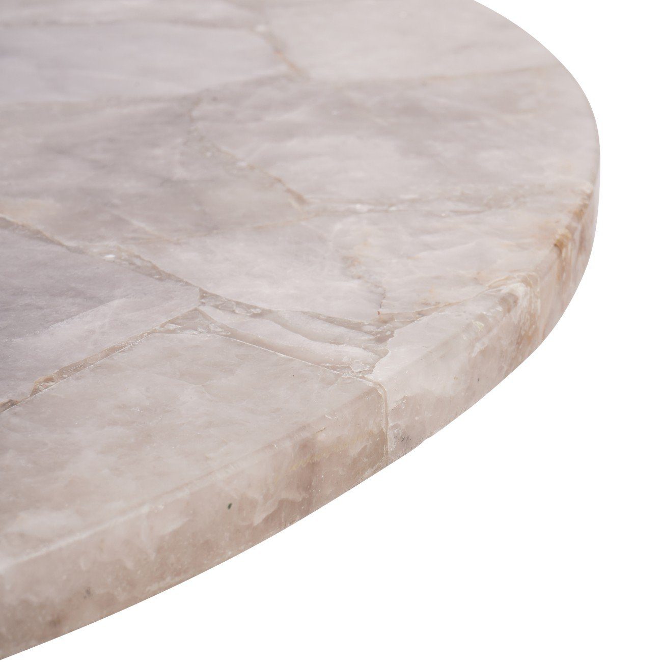 Round Smokey Quartz Coffee Table Large - Image 4
