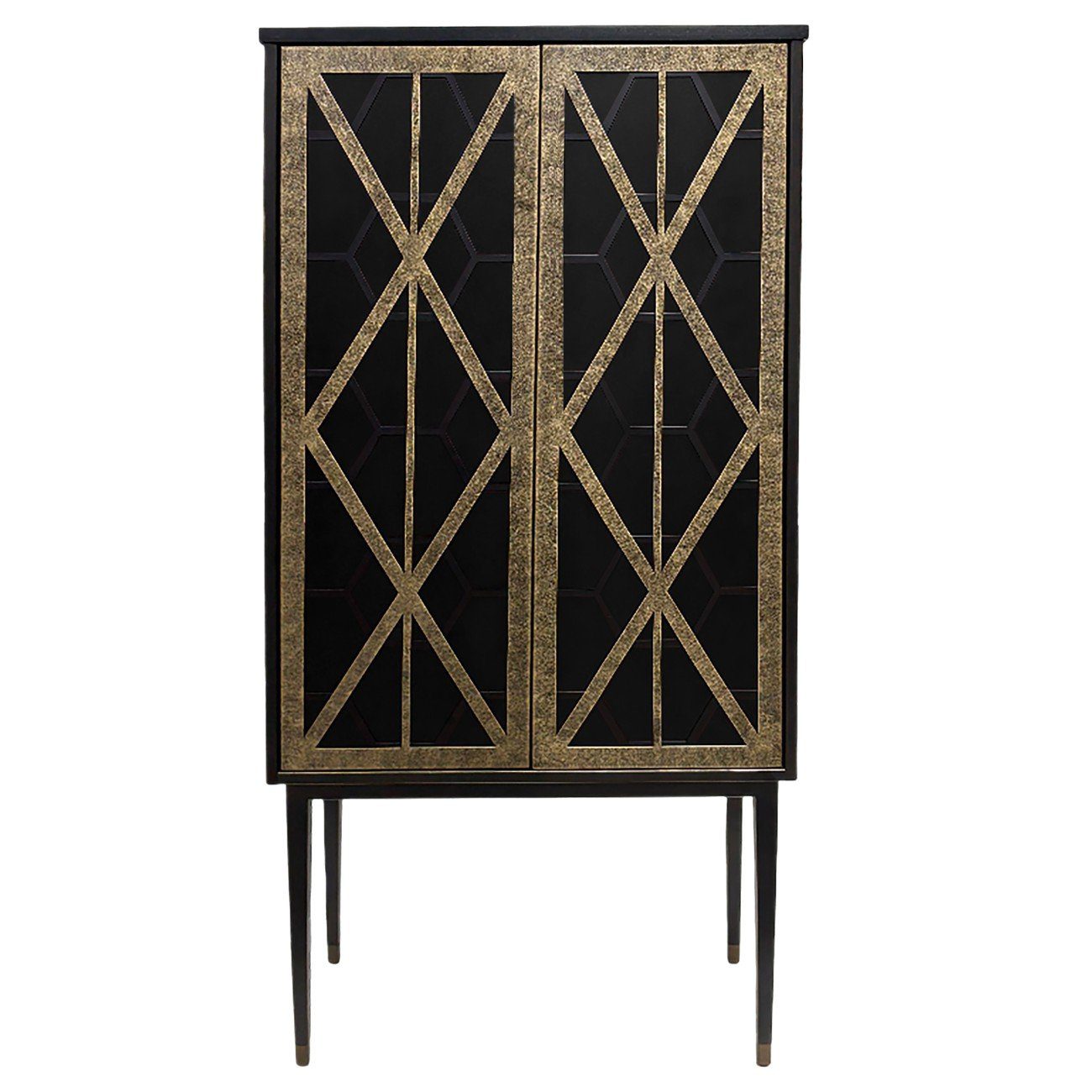 Fretwork Bar Cabinet
