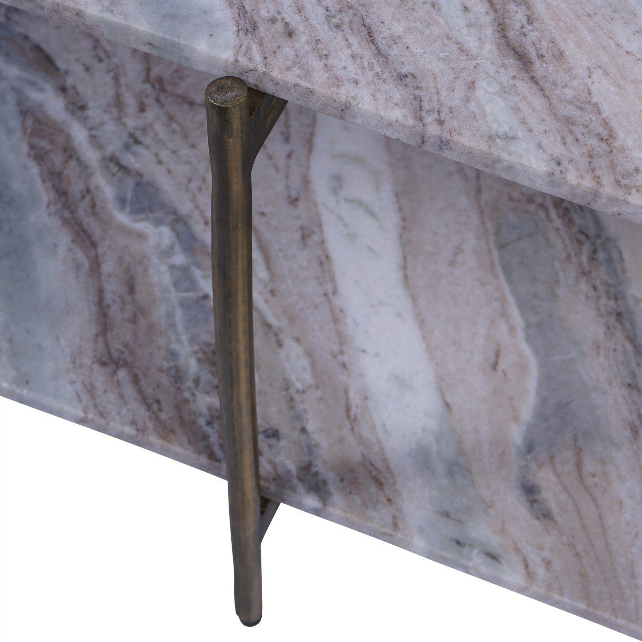 Marble Top And Base Coffee Table - Image 4
