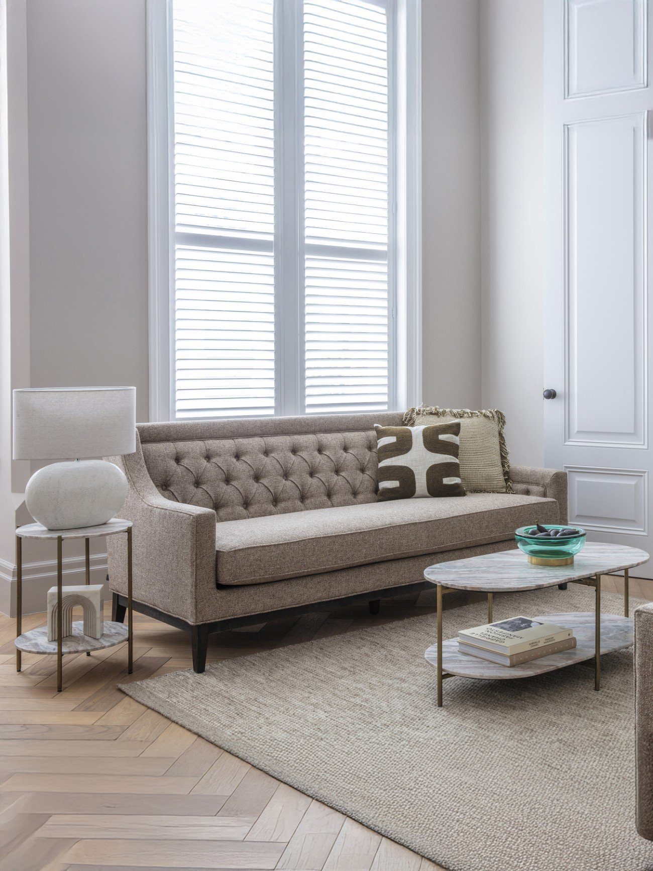 Marble Top And Base Coffee Table - Image 7