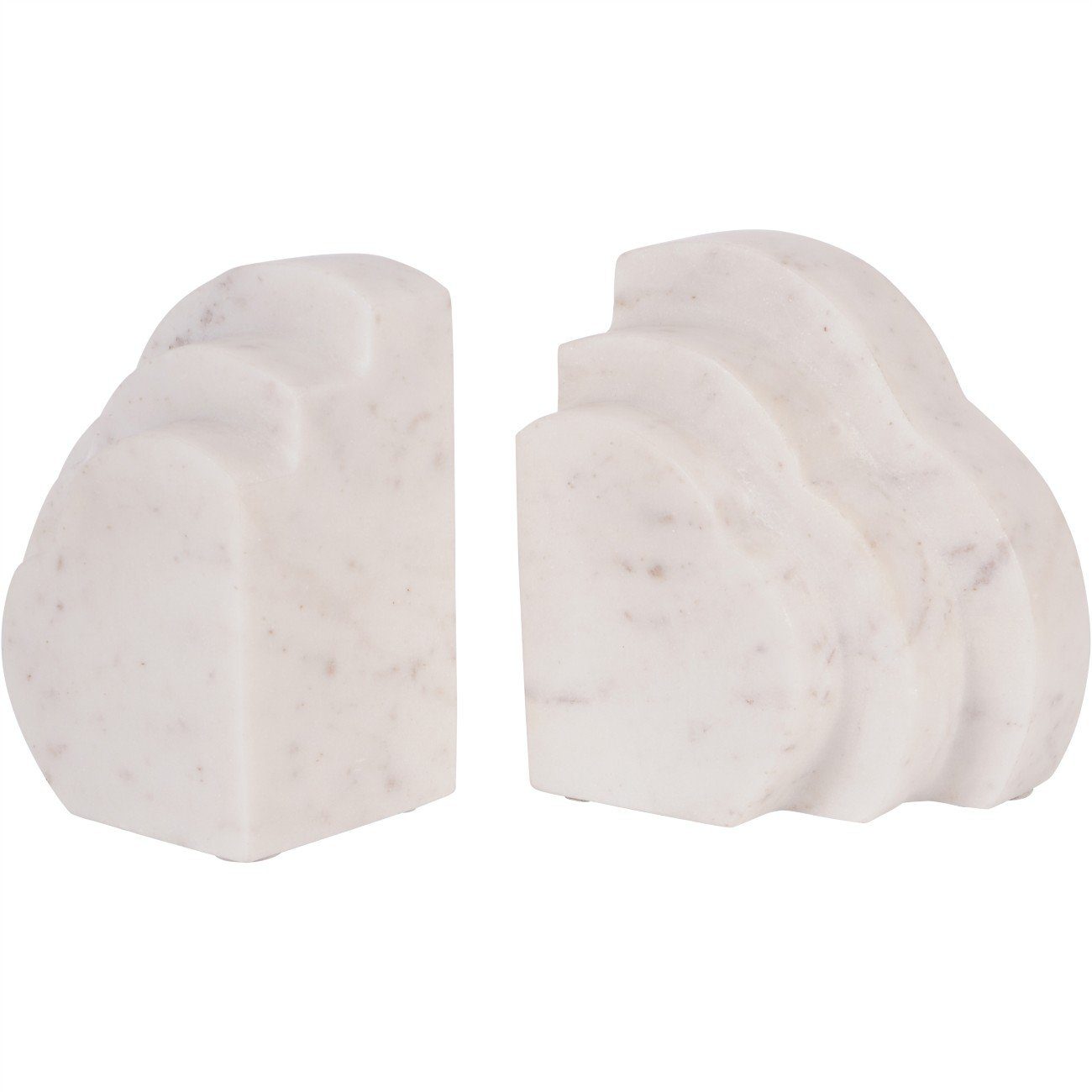 White Marble Cloud Bookends - Image 3