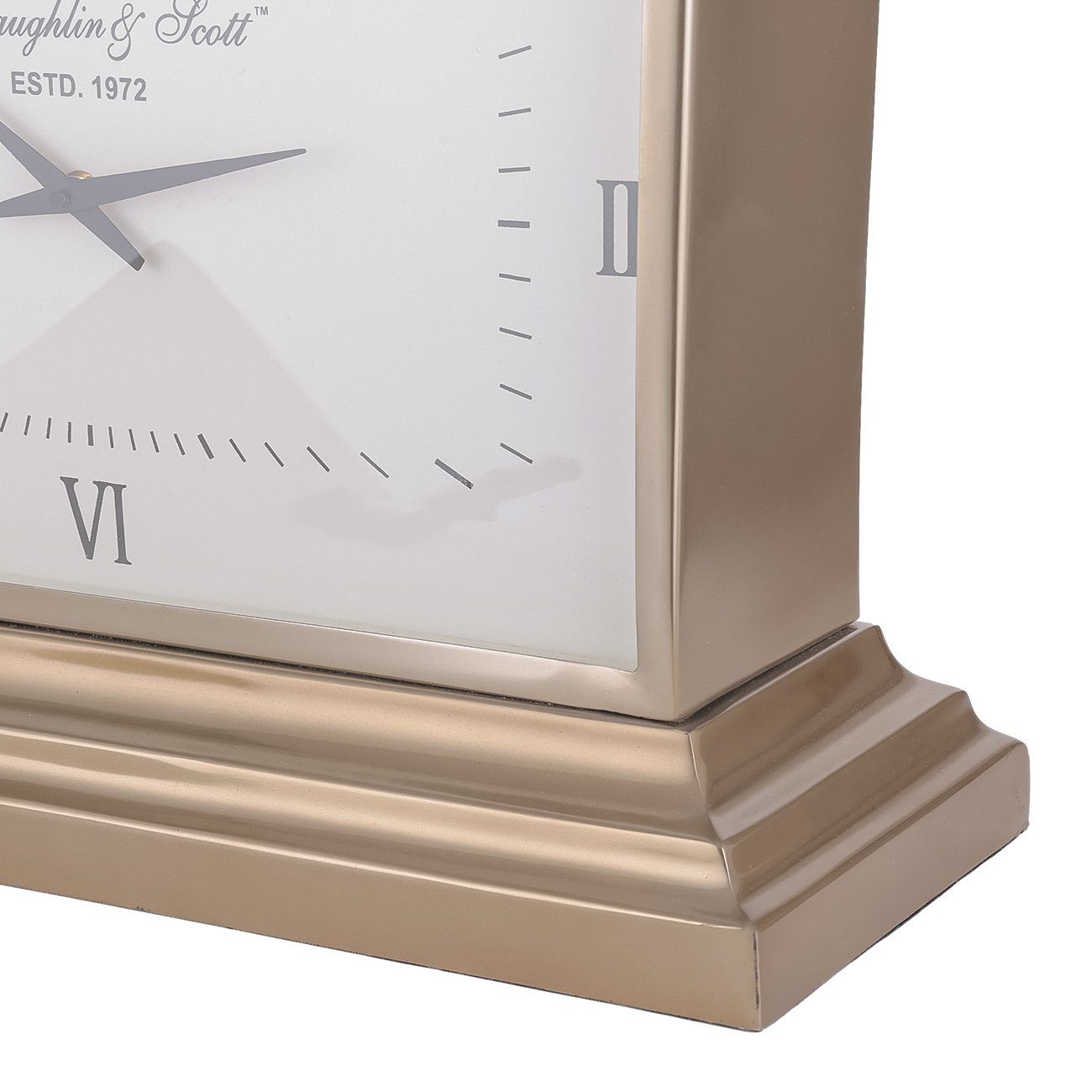 Latham Brass Rectangular Clock Small - Image 5