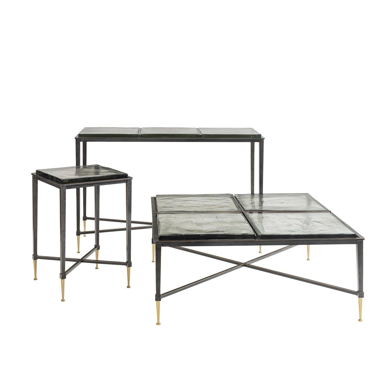 Square Glass Top Side Table - Image 6