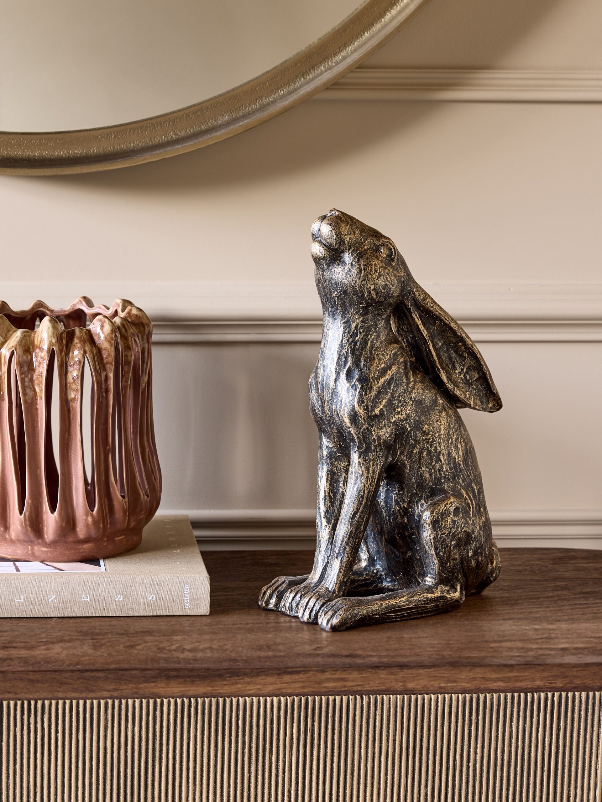 Stargazing Hare Sculpture - Image 6