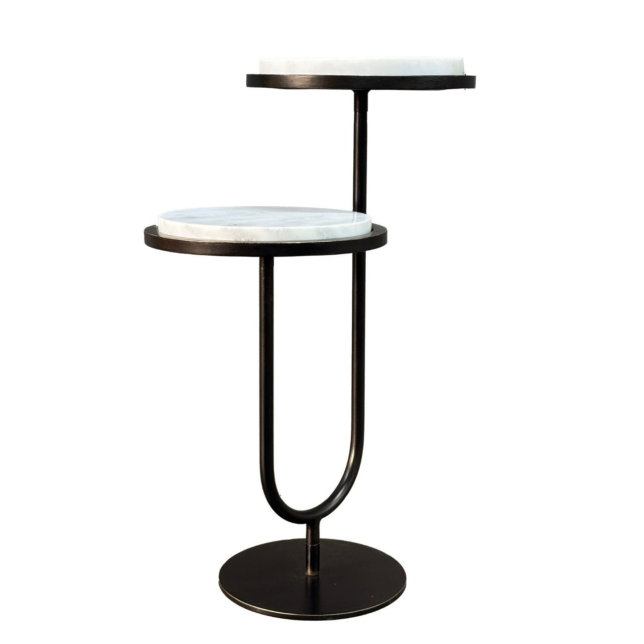 Side Table White Banswara Marble - Image 2