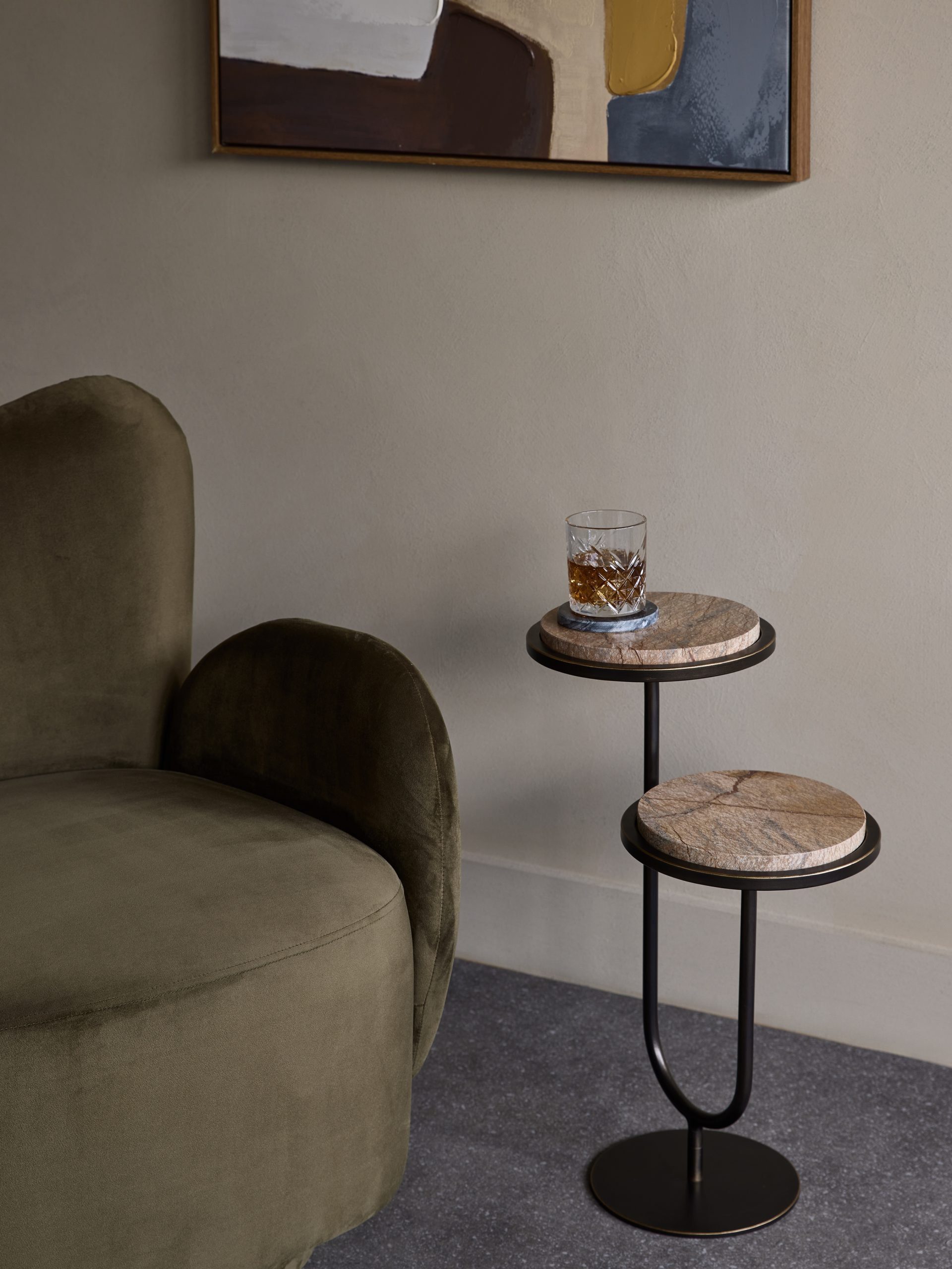 Marco Accent Side Table Forest Brown - Image 5