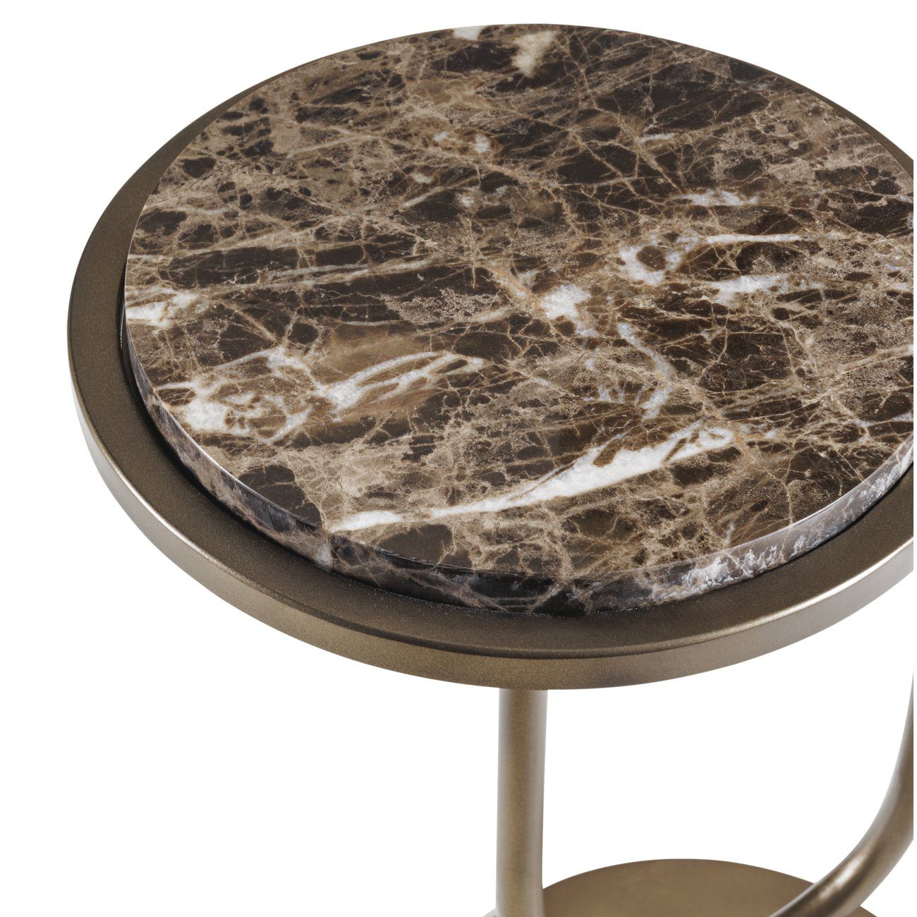 Side Table Dark Emperador - Image 3
