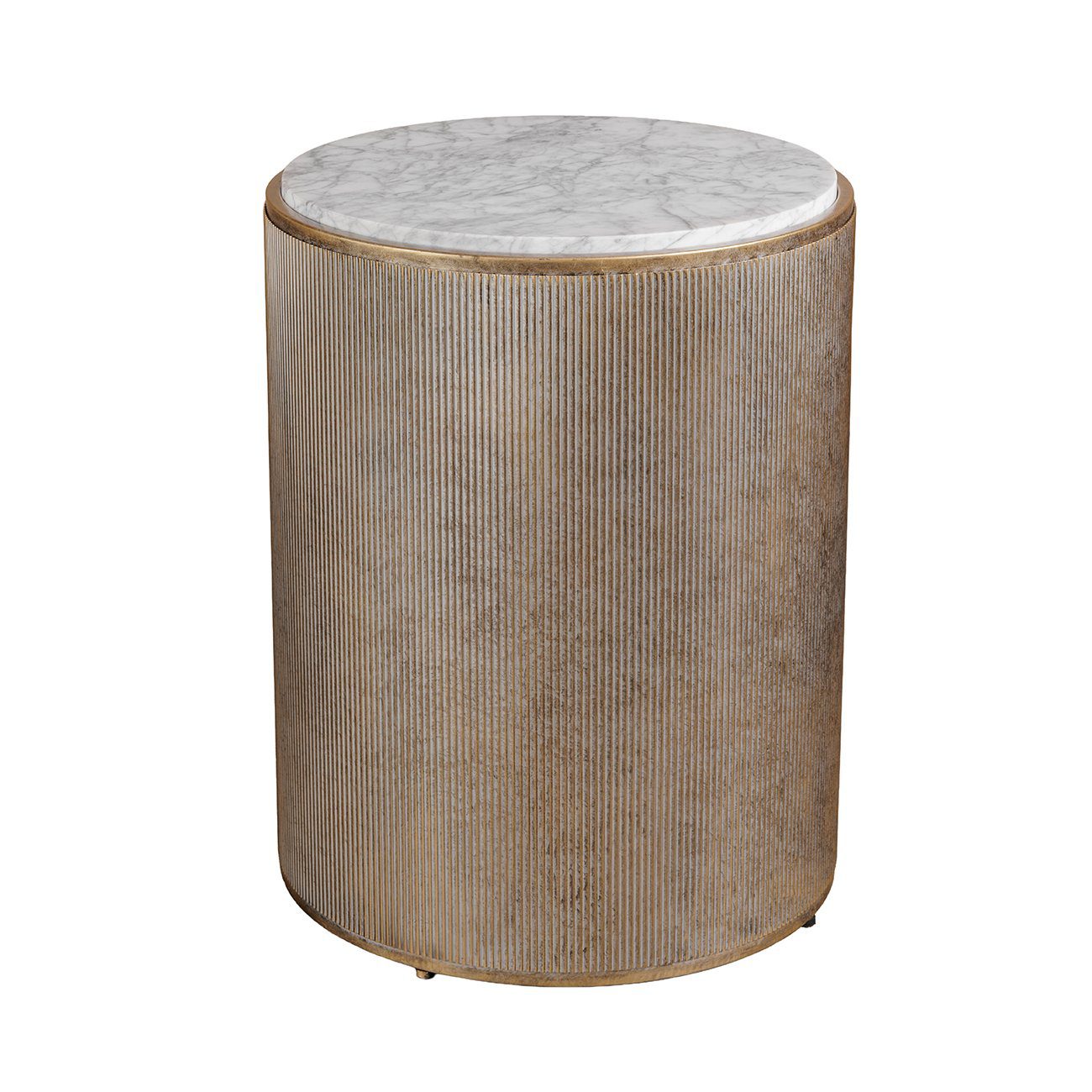 Aged Gold Bed Side Table - Image 3