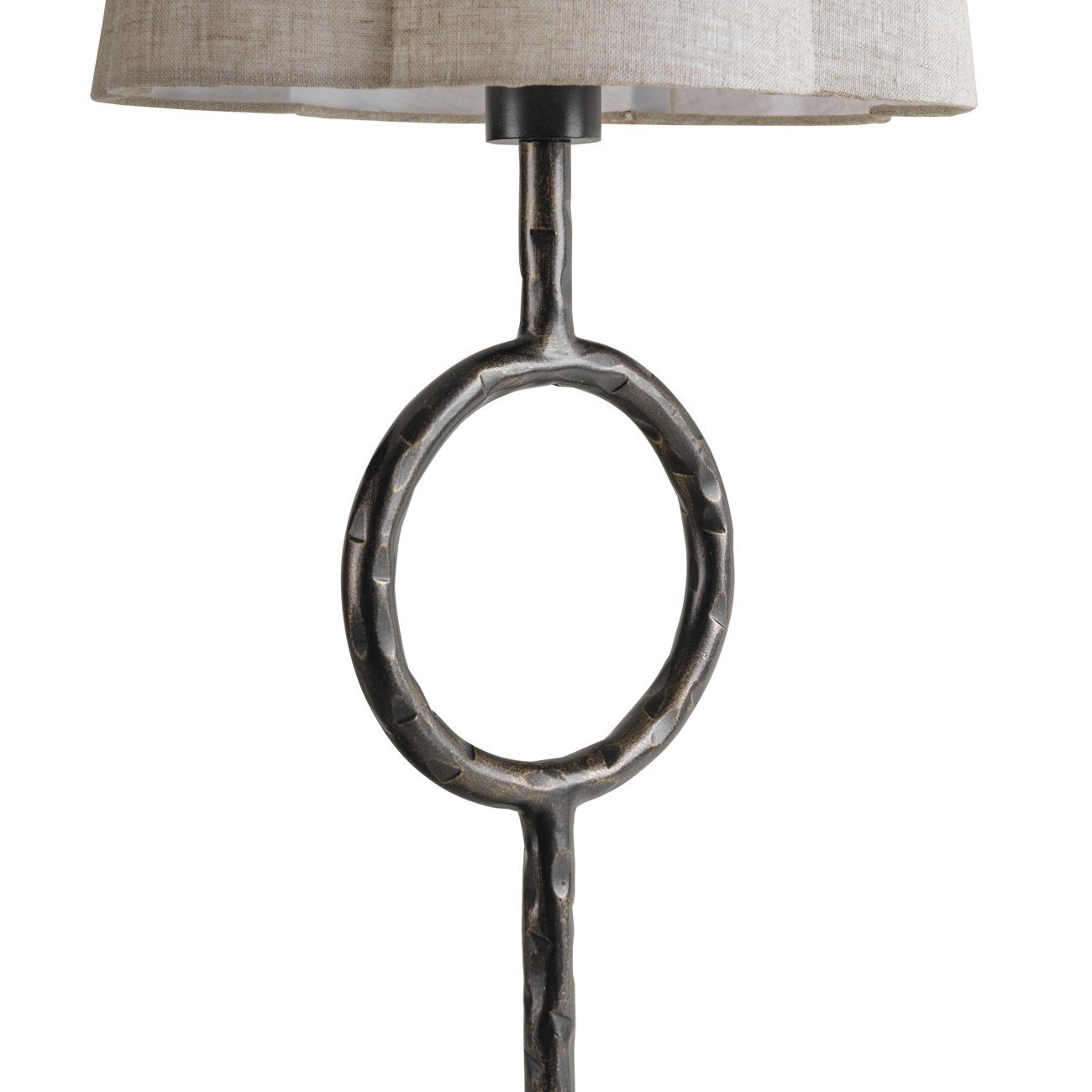 Table Lamp With Plain Linen Shade - Image 4