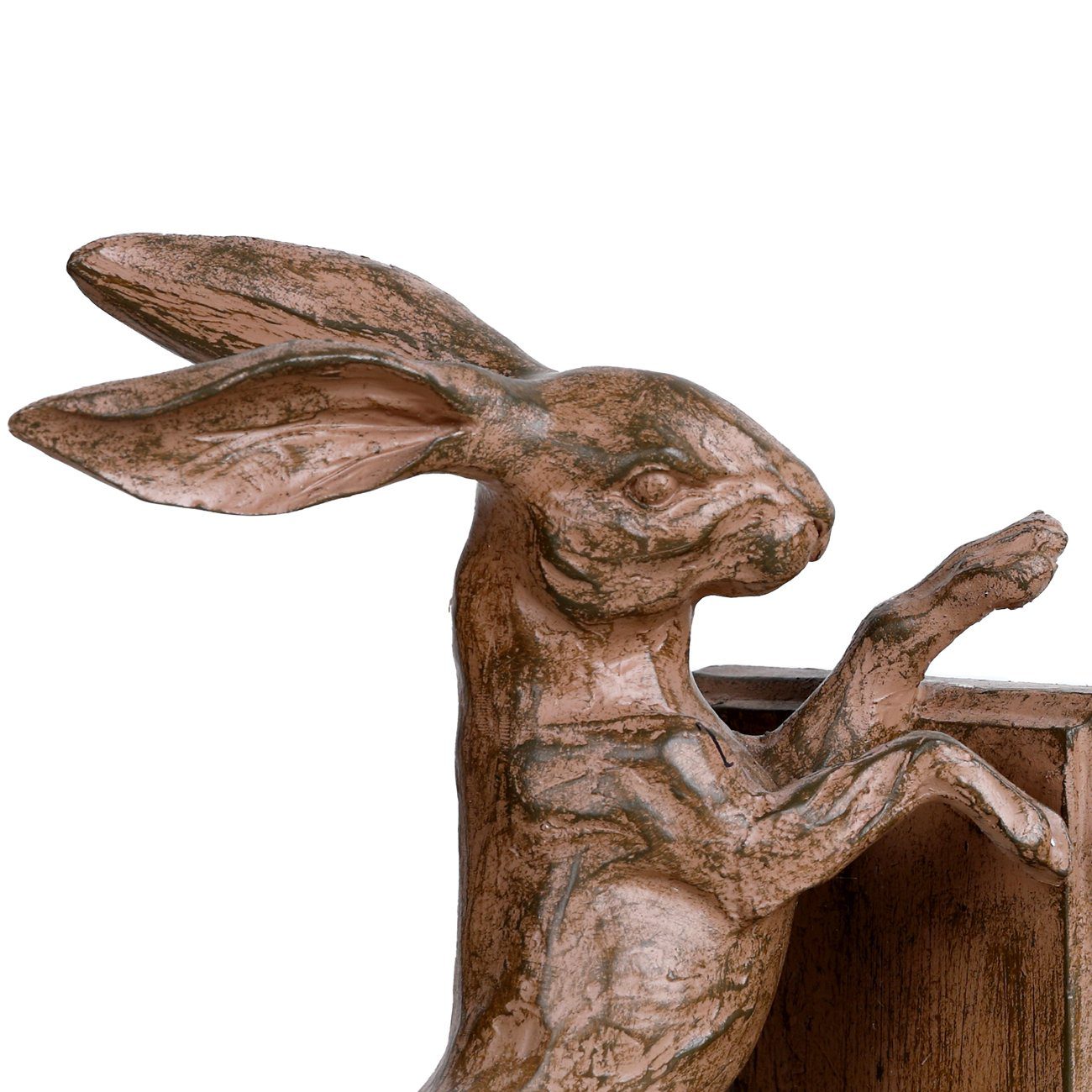 Rustic Standing Hare Bookends - Image 4