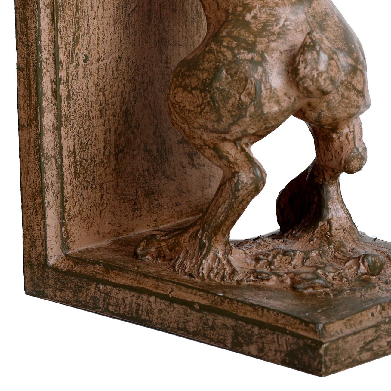 Rustic Standing Hare Bookends - Image 5