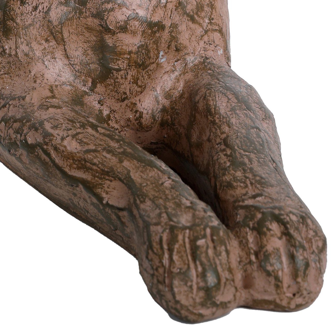 Rustic Lying Hare Sculpture - Image 5