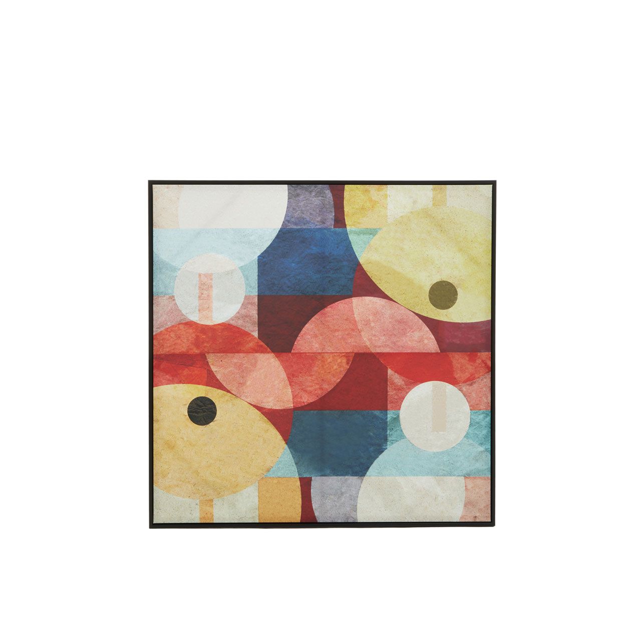 Abstract Geometric Muted Colours Artwork
