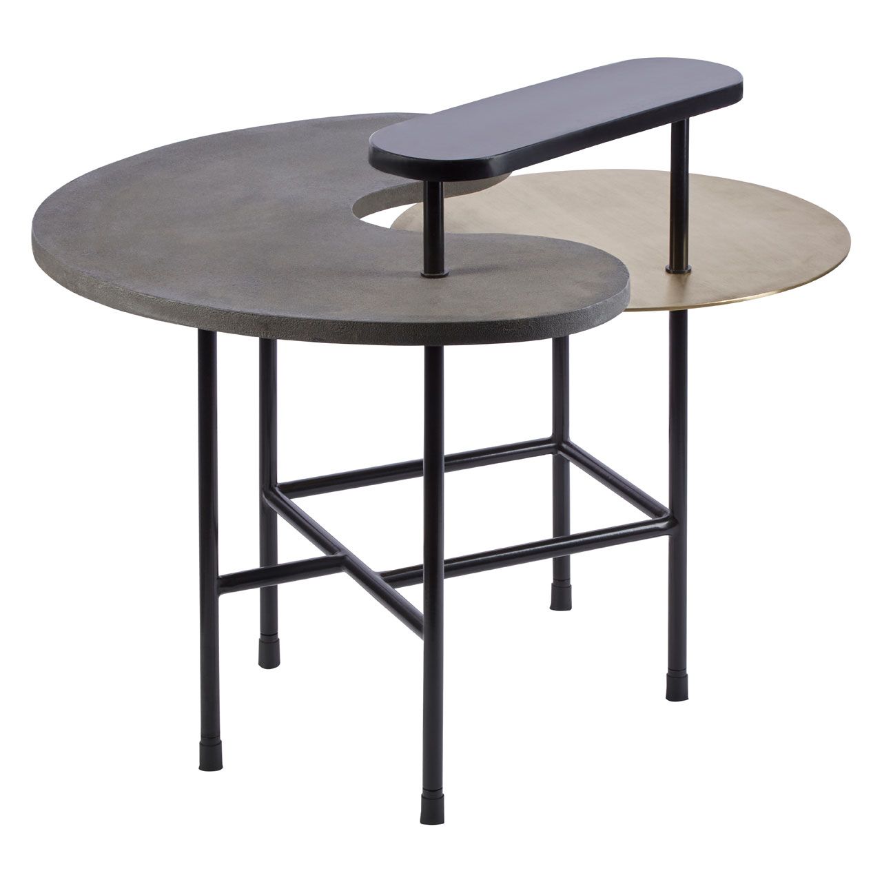 Abstract 3-Tier Coffee Table