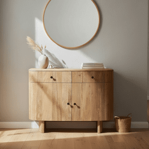 Natural 2 Door Sideboard