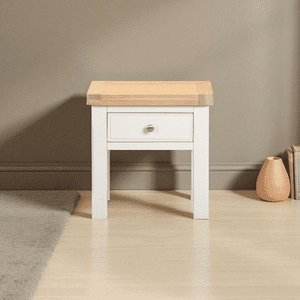 White Lamp Table