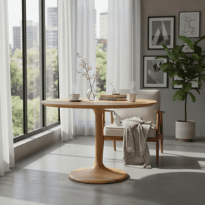 Natural Circular Table