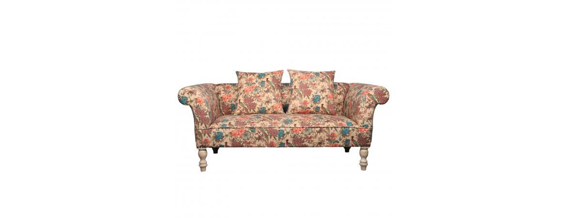 Floral Two Seater Sofa - Image 2