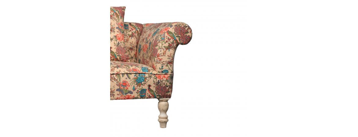 Floral Two Seater Sofa - Image 3