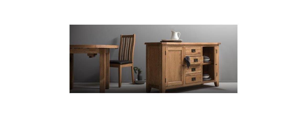 4 Drawer 2 Door Buffet Unit - Image 3