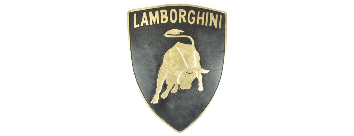 Large Lamborghini Wall Plaque
