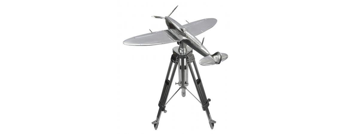 Spitfire Model Aircraft on Tripod (large)