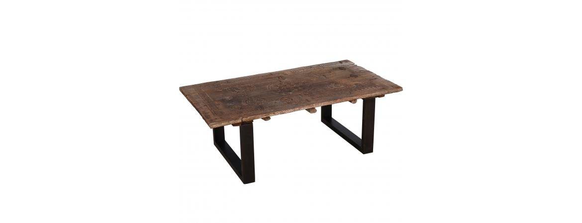 Wooden Shutter Slats Coffee Table - Image 3