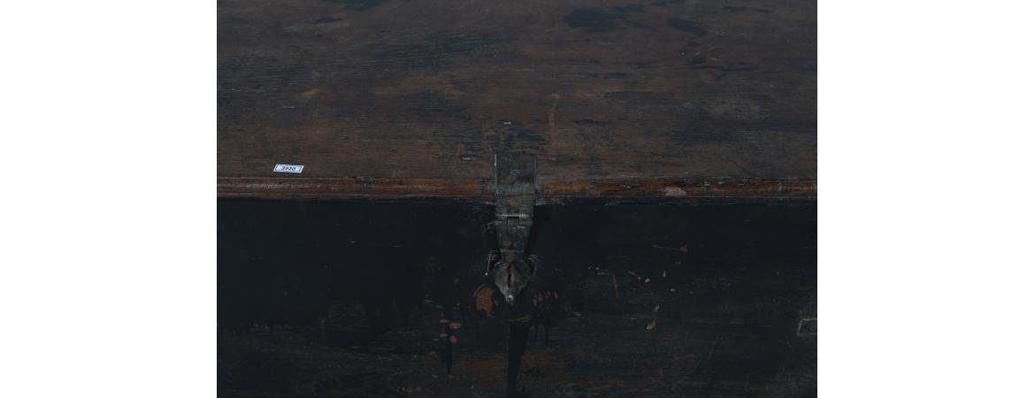 Dark Finish Antique Chest - Image 2